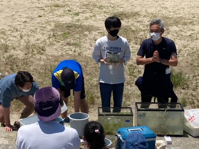 それぞれで捕れた生き物の解説